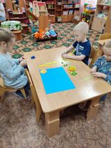 Коллективная аппликация " Берёзка русская"